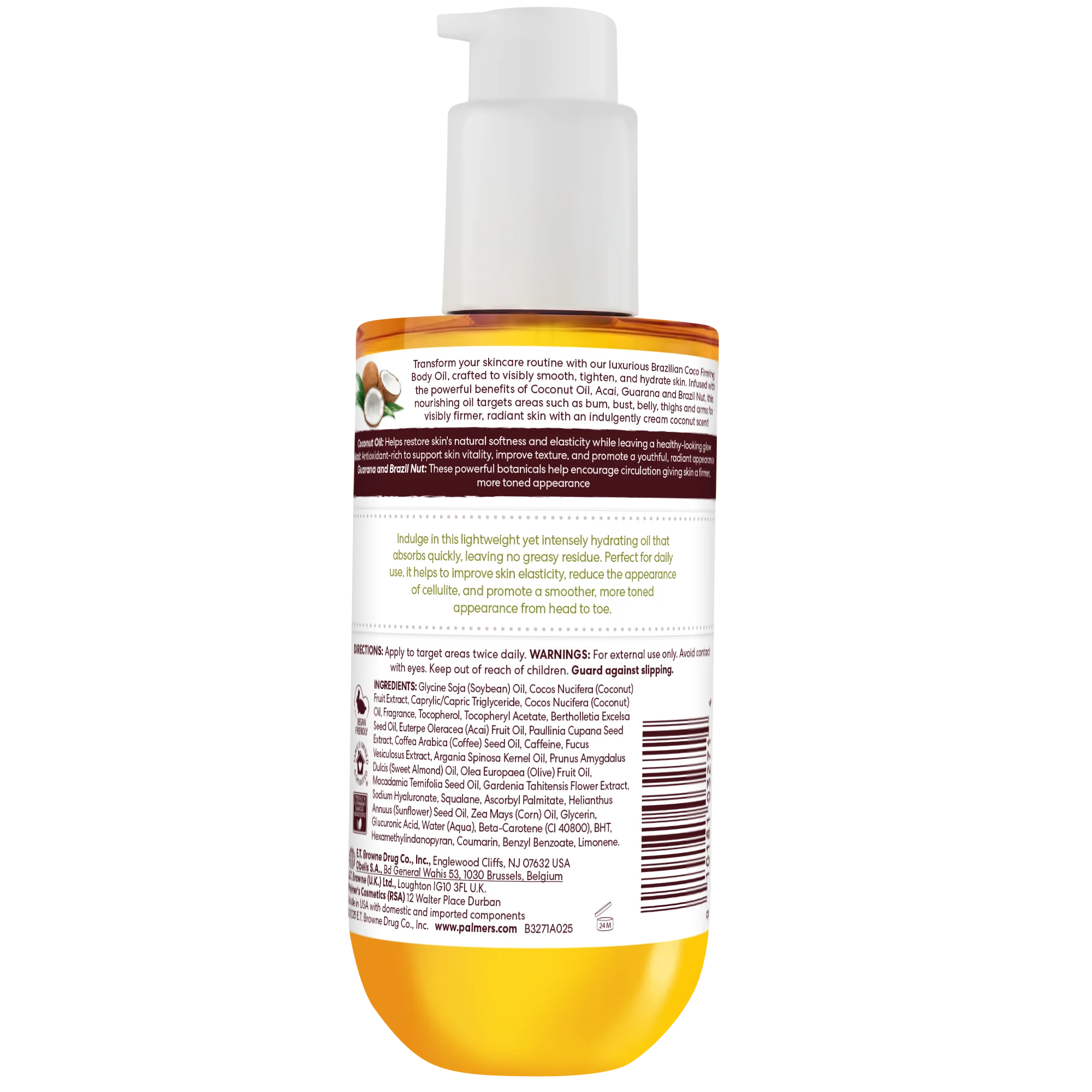 Palmer's Brazilian Coco Firming Body Oil 192ml - Image 5